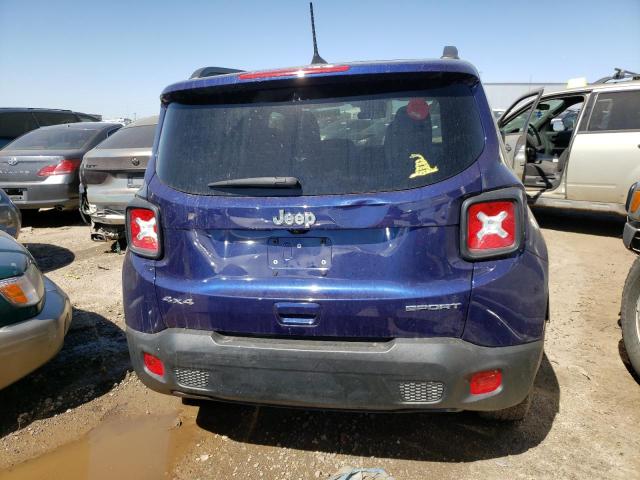 ZACNJBA16KPJ92833 - 2019 JEEP RENEGADE SPORT BLUE photo 6