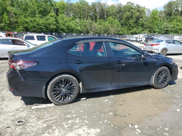 4T1T11AK9NU071287 - 2022 TOYOTA CAMRY SE შავი ფოტო 3