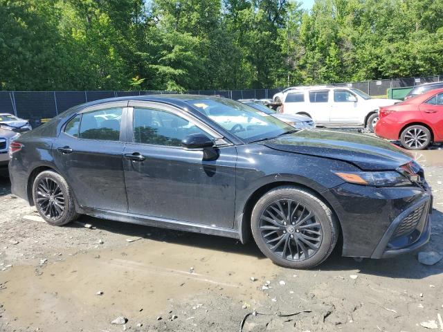 4T1T11AK9NU071287 - 2022 TOYOTA CAMRY SE შავი ფოტო 4