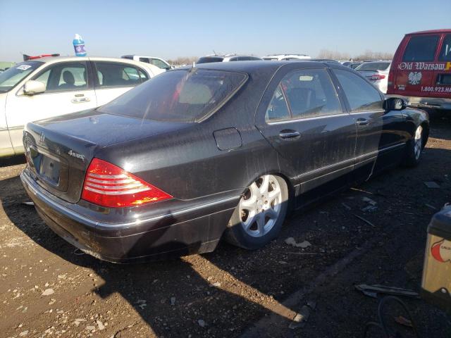 WDBNG83J63A377692 - 2003 MERCEDES-BENZ S 430 4MATIC BLACK photo 3