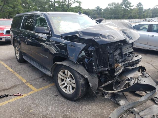 1GNSCHKC0HR152350 - 2017 CHEVROLET SUBURBAN C1500 LT BLACK photo 1