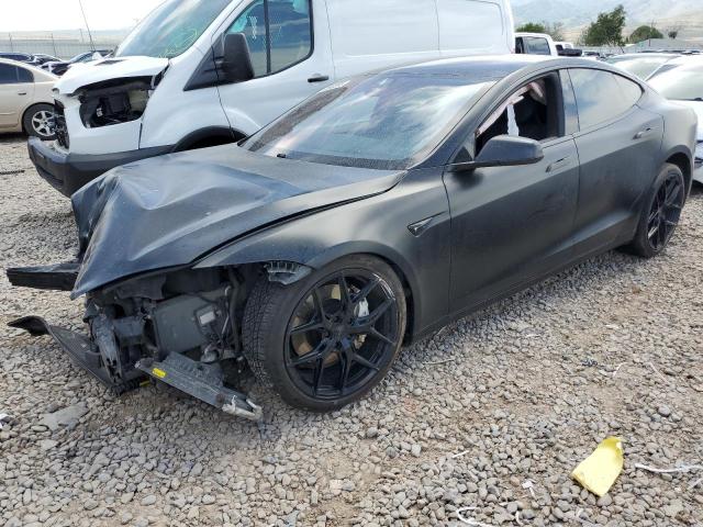 5YJSA1E22HF187373 - 2017 TESLA MODEL S Чорний фото 1