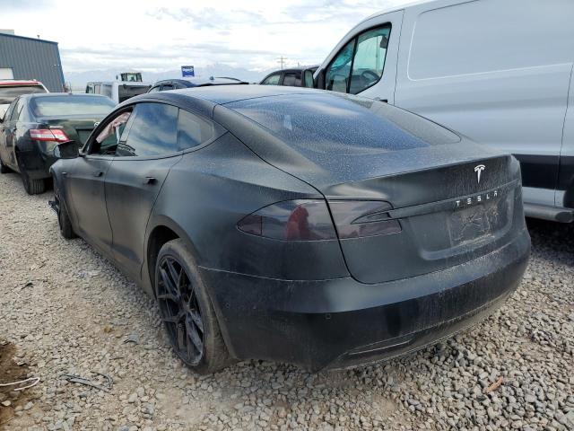 5YJSA1E22HF187373 - 2017 TESLA MODEL S Чорний фото 2
