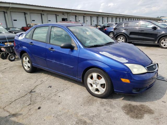 1FAFP34N65W254271 - 2005 FORD FOCUS ZX4 BLUE photo 4