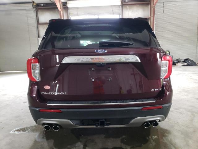 1FM5K8HC3NGA69479 - 2022 FORD EXPLORER PLATINUM BURGUNDY photo 6