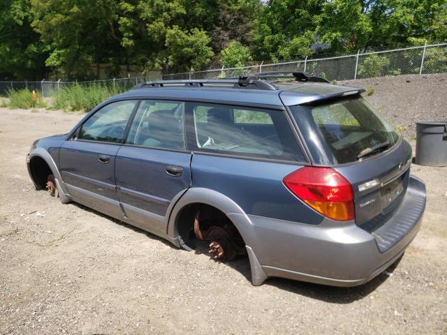 4S4BP61C966326106 - 2006 SUBARU LEGACY OUTBACK 2.5I BLUE photo 2