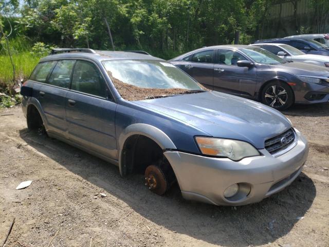 4S4BP61C966326106 - 2006 SUBARU LEGACY OUTBACK 2.5I BLUE photo 4