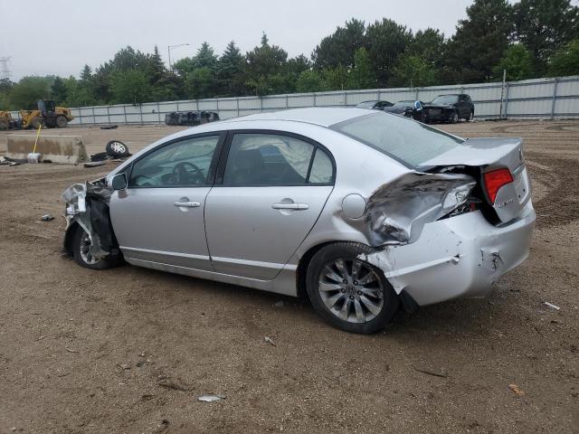 19XFA1F92AE002862 - 2010 HONDA CIVIC EXL SILVER photo 2