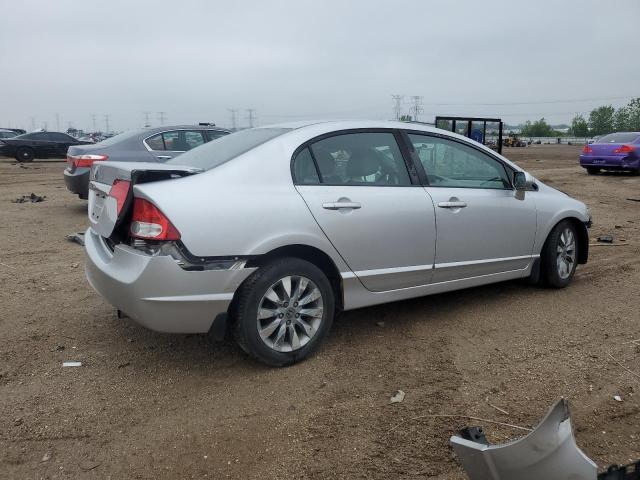 19XFA1F92AE002862 - 2010 HONDA CIVIC EXL SILVER photo 3