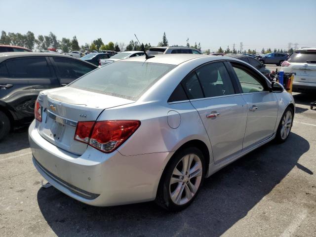 1G1PH5SC6C7296870 - 2012 CHEVROLET CRUZE LTZ SILVER photo 3