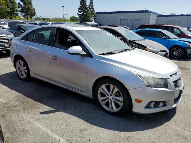 1G1PH5SC6C7296870 - 2012 CHEVROLET CRUZE LTZ SILVER photo 4