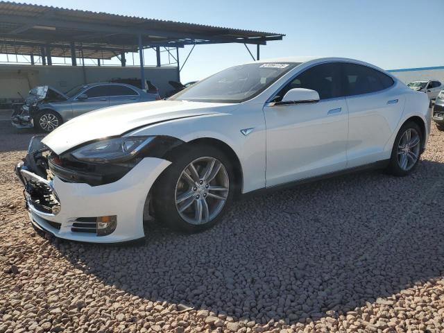 5YJSA1E14FF104479 - 2015 TESLA MODEL S 白色 照片 1