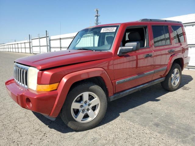 1J8HG48KX6C220158 - 2006 JEEP COMMANDER RED photo 1