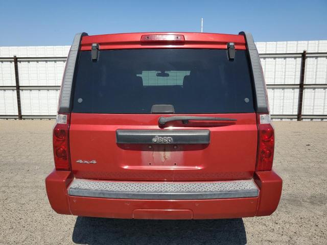 1J8HG48KX6C220158 - 2006 JEEP COMMANDER RED photo 6