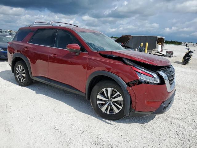 5N1DR3CA7NC209038 - 2022 NISSAN PATHFINDER SL RED photo 4