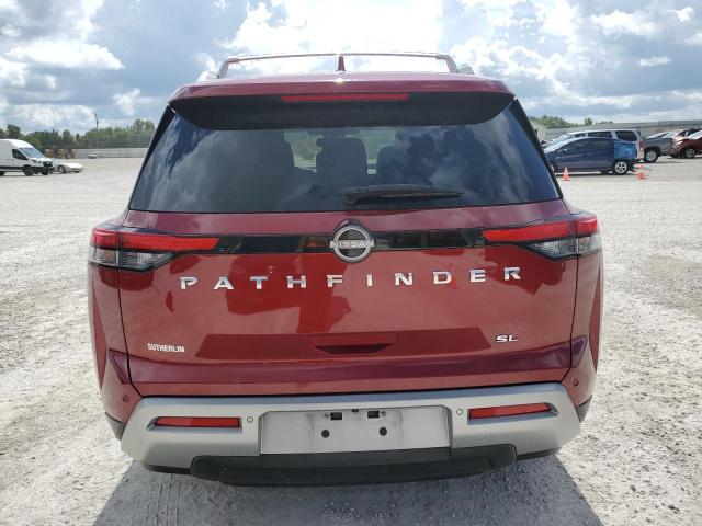 5N1DR3CA7NC209038 - 2022 NISSAN PATHFINDER SL RED photo 6