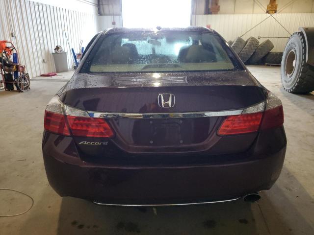 1HGCR2F83EA180413 - 2014 HONDA ACCORD EXL BURGUNDY photo 6