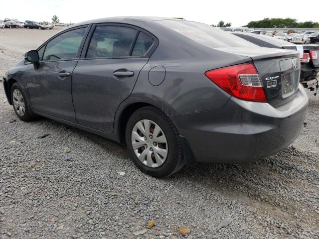 2HGFB2F53CH573608 - 2012 HONDA CIVIC LX CHARCOAL photo 2