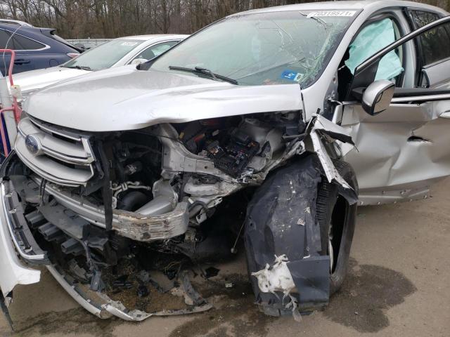 2FMTK4J9XFBB90596 - 2015 FORD EDGE SEL SILVER photo 9