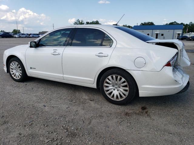 3FADP0L39AR114184 - 2010 FORD FUSION HYBRID WHITE photo 2