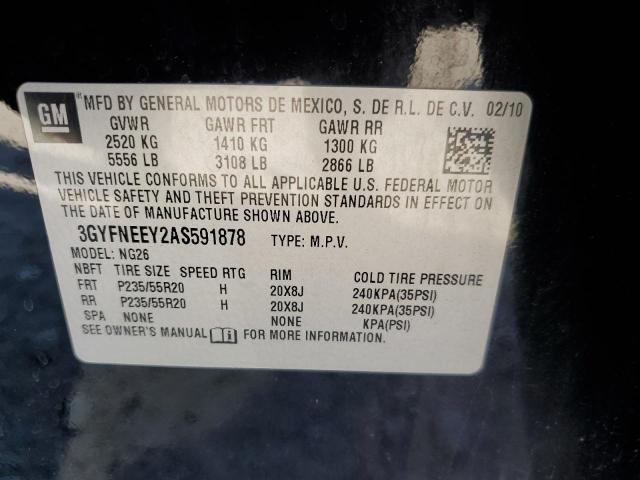 3GYFNEEY2AS591878 - 2010 CADILLAC SRX PERFORMANCE COLLECTION Қара фото 13