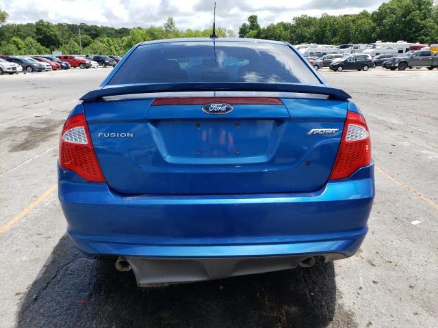 3FAHP0KC5BR157196 - 2011 FORD FUSION SPORT BLUE photo 6