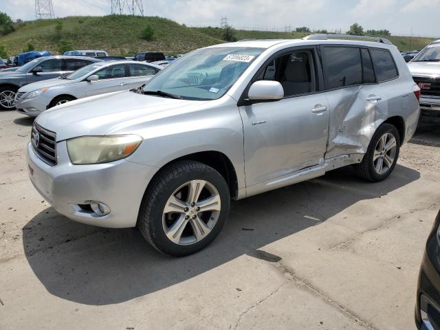 JTEDS43A292078462 - 2009 TOYOTA HIGHLANDER SPORT SILVER photo 1