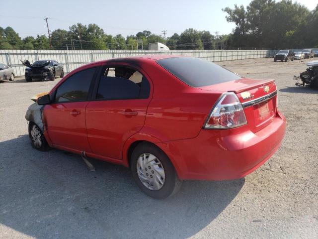 KL1TD5DE4BB126445 - 2011 CHEVROLET AVEO LS RED photo 2