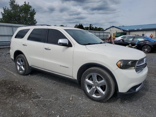 1C4SDJET8CC107628 - 2012 DODGE DURANGO CITADEL WHITE photo 4