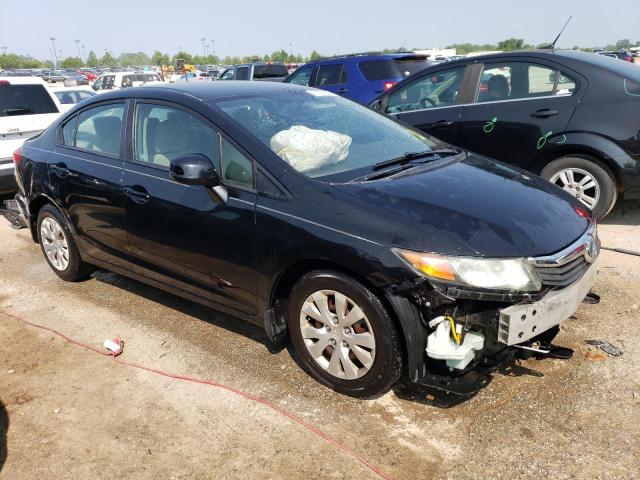 19XFB2F57CE086065 - 2012 HONDA CIVIC LX BLACK photo 4