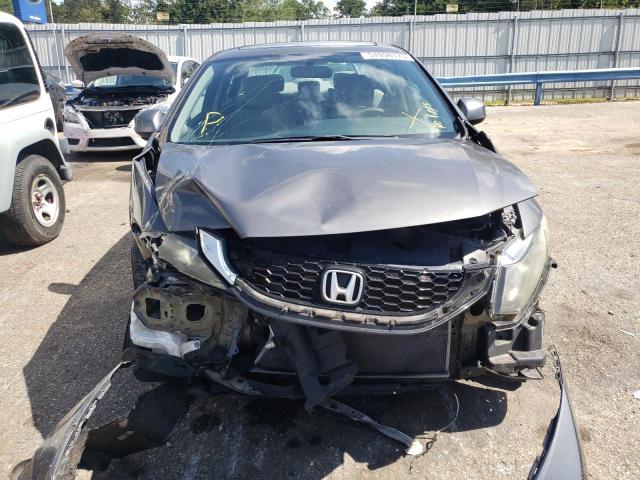 2HGFB2F87DH507462 - 2013 HONDA CIVIC EX GRAY photo 5