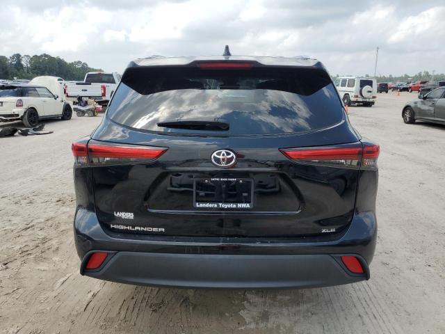 5TDGZRAH3MS031341 - 2021 TOYOTA HIGHLANDER XLE BLACK photo 6