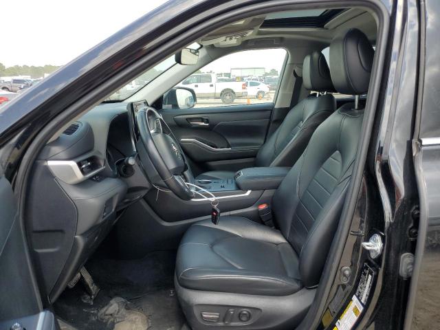 5TDGZRAH3MS031341 - 2021 TOYOTA HIGHLANDER XLE BLACK photo 7