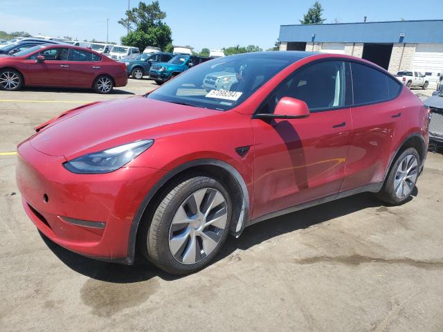 7SAYGDEE2PA176490 - 2023 TESLA MODEL Y RED photo 1