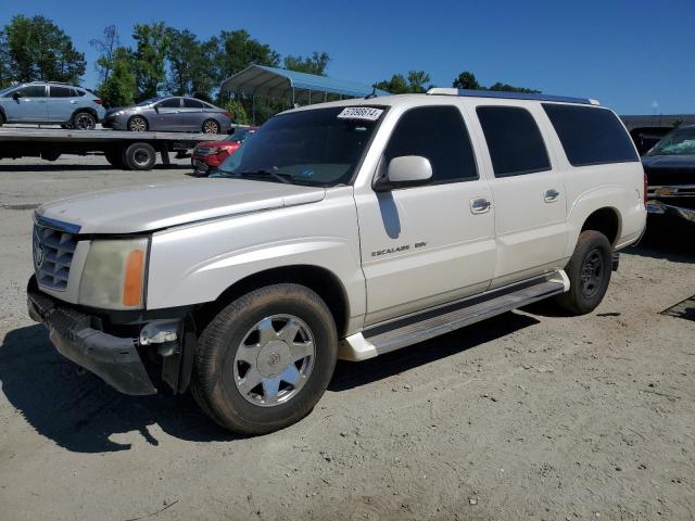 3GYFK66N95G141527 - 2005 CADILLAC ESCALADE ESV WHITE photo 1