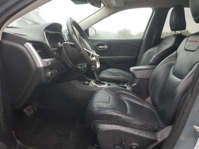 1C4PJMBS7EW236960 - 2014 JEEP CHEROKEE TRAILHAWK BLUE photo 7