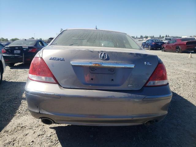 JH4KB16566C000991 - 2006 ACURA RL GRAY photo 6