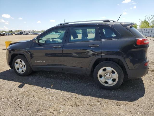 1C4PJLAB3FW542342 - 2015 JEEP CHEROKEE SPORT BLACK photo 2