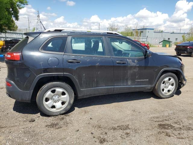 1C4PJLAB3FW542342 - 2015 JEEP CHEROKEE SPORT BLACK photo 3