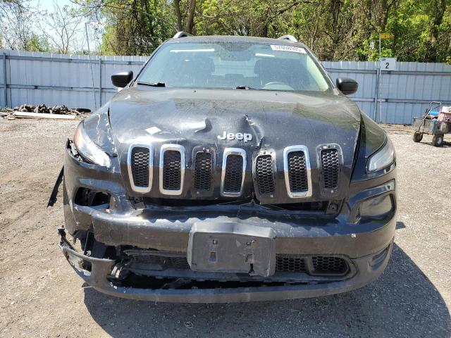 1C4PJLAB3FW542342 - 2015 JEEP CHEROKEE SPORT BLACK photo 5