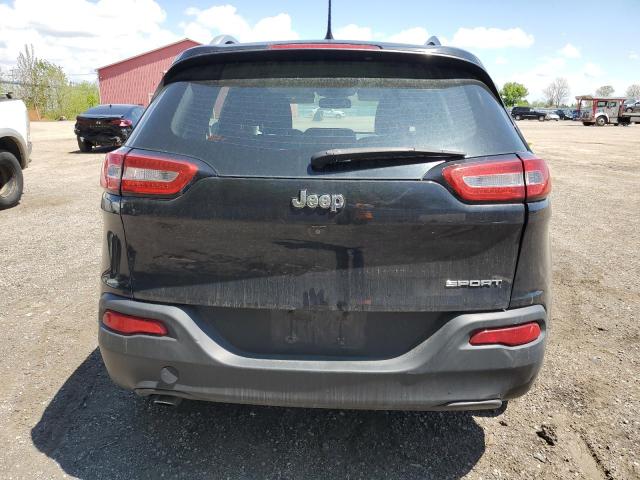 1C4PJLAB3FW542342 - 2015 JEEP CHEROKEE SPORT BLACK photo 6