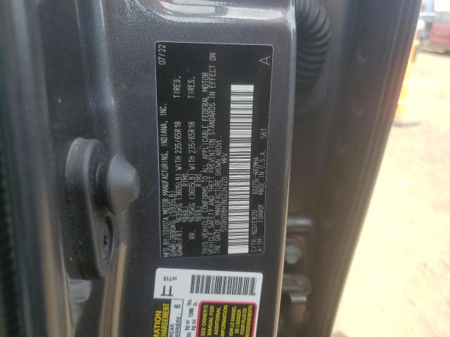 5TDHZRBH3NS234220 - 2022 TOYOTA HIGHLANDER XLE GRAY photo 13