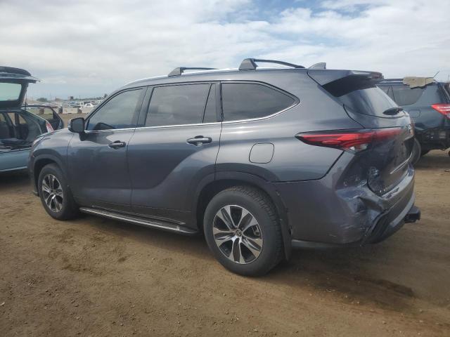 5TDHZRBH3NS234220 - 2022 TOYOTA HIGHLANDER XLE GRAY photo 2