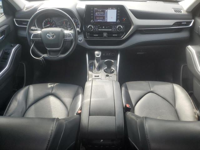 5TDHZRBH3NS234220 - 2022 TOYOTA HIGHLANDER XLE GRAY photo 8