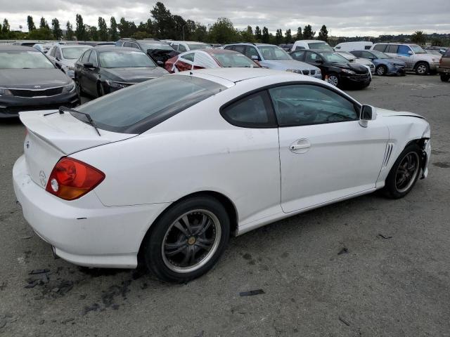 KMHHN65F93U022303 - 2003 HYUNDAI TIBURON GT WHITE photo 3