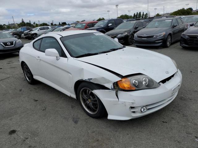 KMHHN65F93U022303 - 2003 HYUNDAI TIBURON GT WHITE photo 4