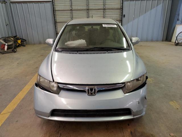 JHMFA36227S019521 - 2007 HONDA CIVIC HYBRID SILVER photo 5