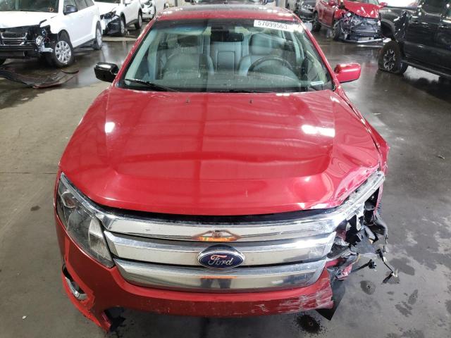 3FADP0L38CR205305 - 2012 FORD FUSION HYBRID RED photo 5
