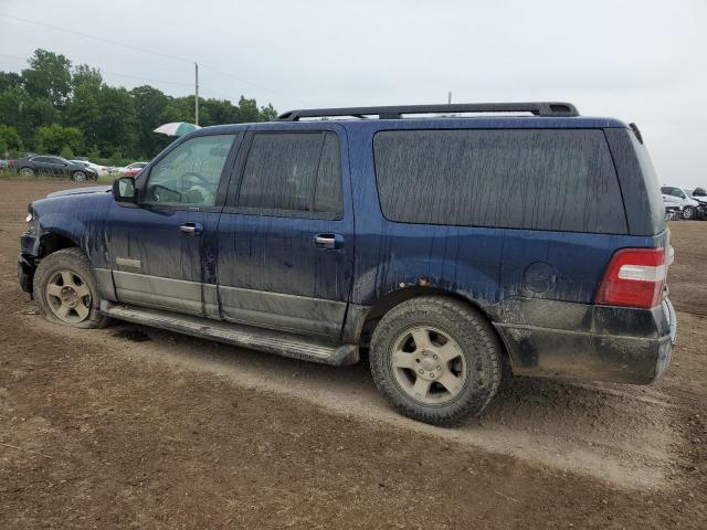 1FMFK15567LA48637 - 2007 FORD EXPEDITION EL XLT BLUE photo 2