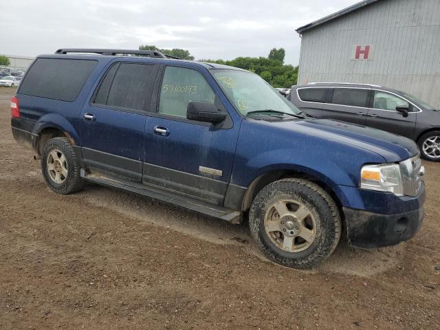 1FMFK15567LA48637 - 2007 FORD EXPEDITION EL XLT BLUE photo 4